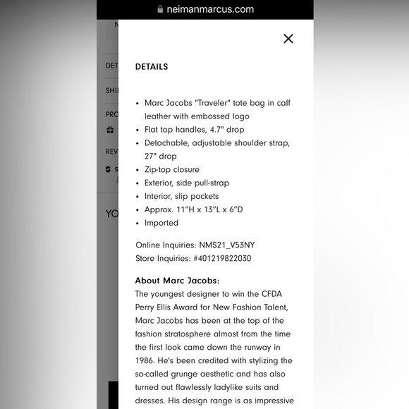 Marc Jacobs Tote Bag - Picture 11 of 12